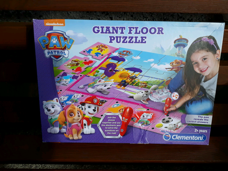 paw patrol giant floor puzzle